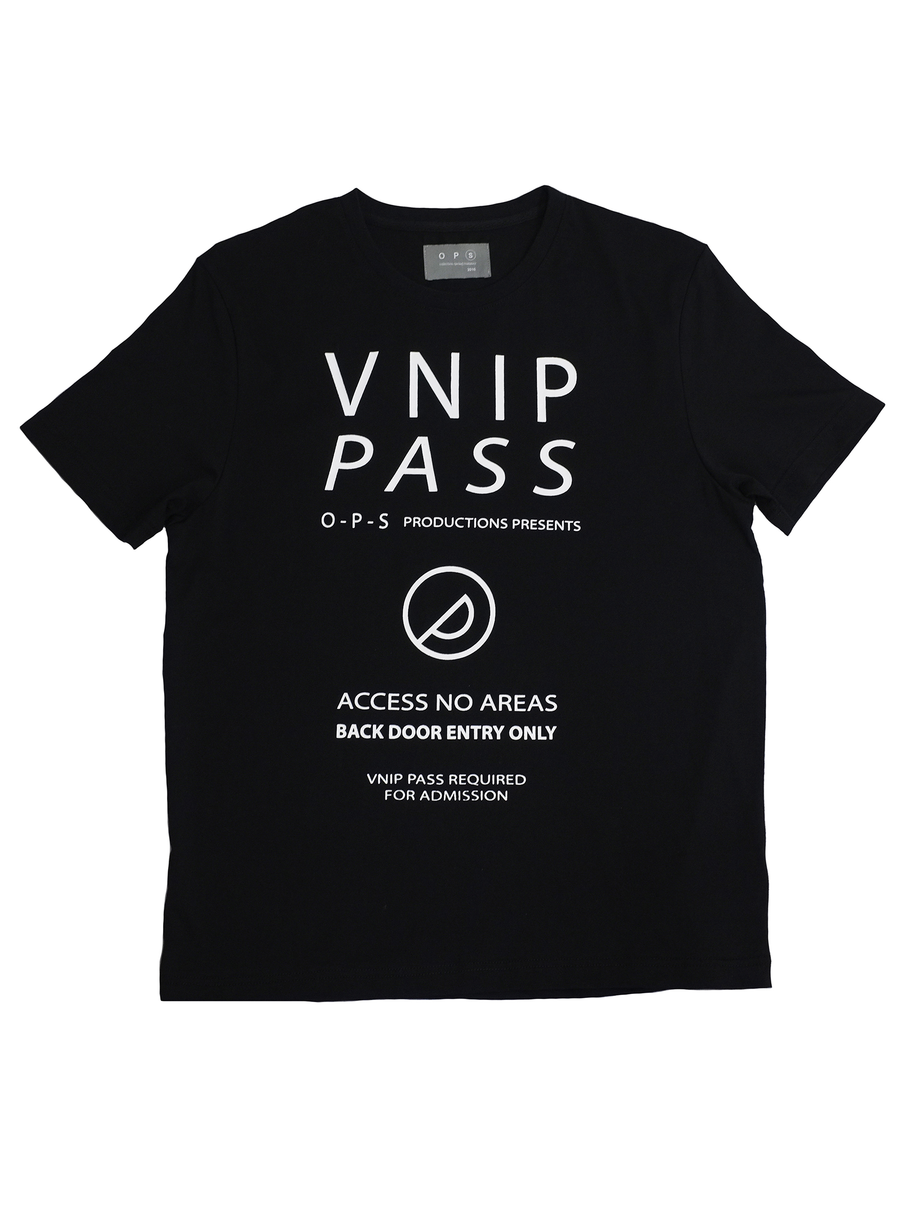 ops vnip 黑色短袖t恤
