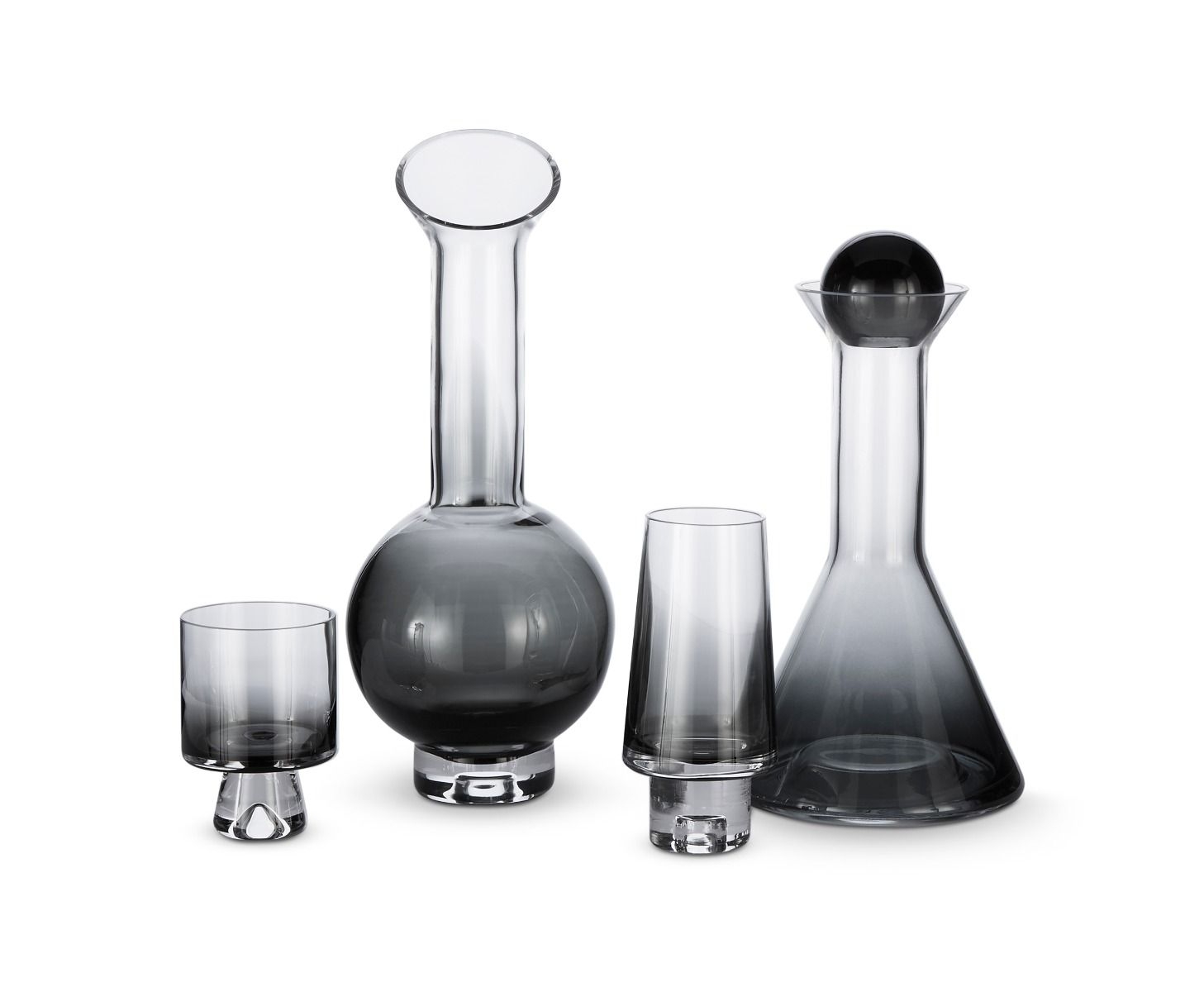 Tom Dixon Tank High Ball Glasses x2 Black | SIGNUM